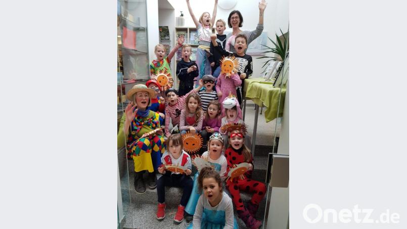 Kinderfasching in der Schirmitzer Bücherei. Bild: du