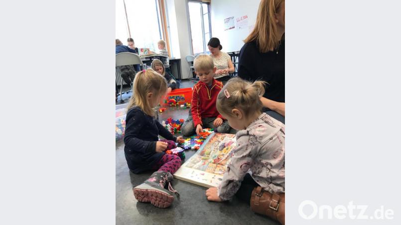 Viel Abwechslung wurde den Kindern beim Frauenfrühstück geboten. Bild: exb