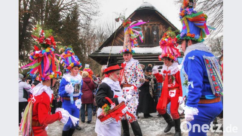 Die Faschingsumzüge in der ostböhmischen Region um Hlinsko haben es sogar als immaterielles Kulturerbe zu einem Unesco-Eintrag gebracht. Bild: Stadt Hlinsko/exb