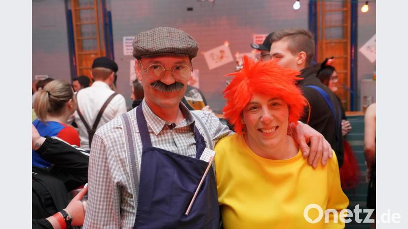 Der Irlhofer Meister Eder und sein Pumuckl haben auch ihren Spaß. Bild: fvo