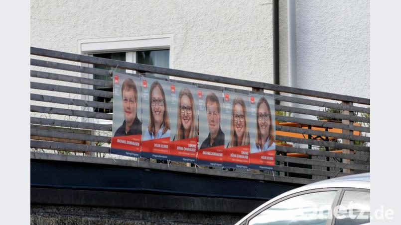 Wahlplakate sind auf Privatgrund auch doppelt und dreifach erlaubt. Bild: Stephan Huber