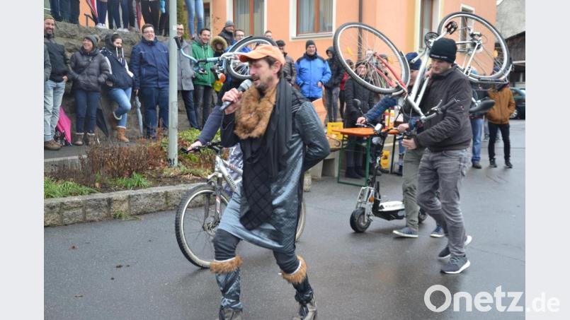 Beim Wettbewerb war der Akku des Elektrorades leer. Bild: gi
