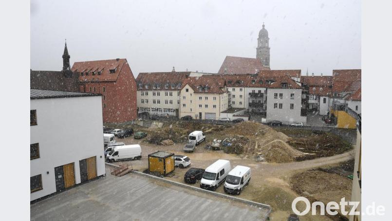 Das Bürgerspital-Gelände hat eine bewegte Geschichte hinter sich, die bis ins sechste Jahrhundert vor Christus zurückreicht. Über die Zukunft des Areals diskutierten die OB-Kandidaten bei der AZ-Podiumsdiskussion. Bild: Petra Hartl