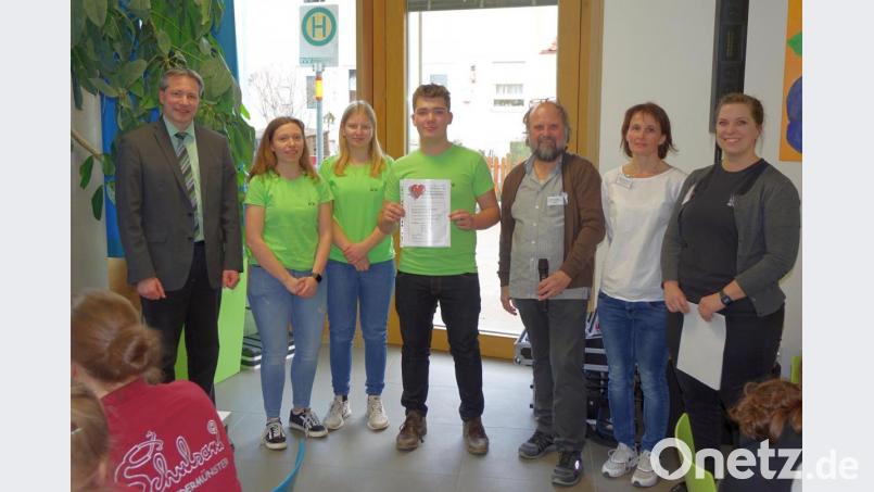Die GVS-Schüler erreichten beim Schulsanitäterwettbewerb den achten Platz. Bild: exb