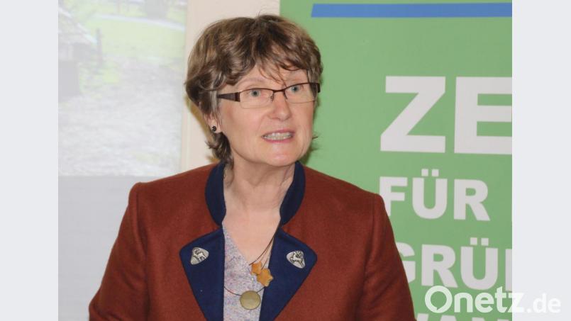 Gisela Helgath spart nicht mit Kritik an der &quot;Groko&quot; in Weiden. Bild: Schönberger, Ferdinand [fsb]
