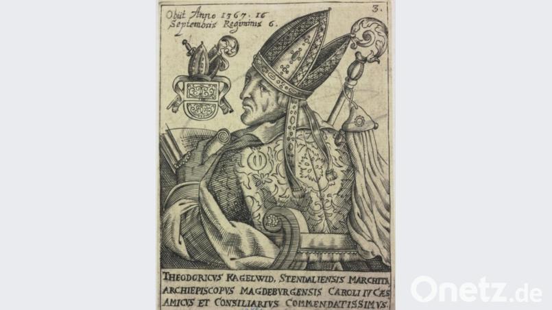Erzbischof Dietrich wurde gemäß seinem Testament hinter dem Hochaltar im Chor der Magdeburger Domkirche beigesetzt. Bild: exb