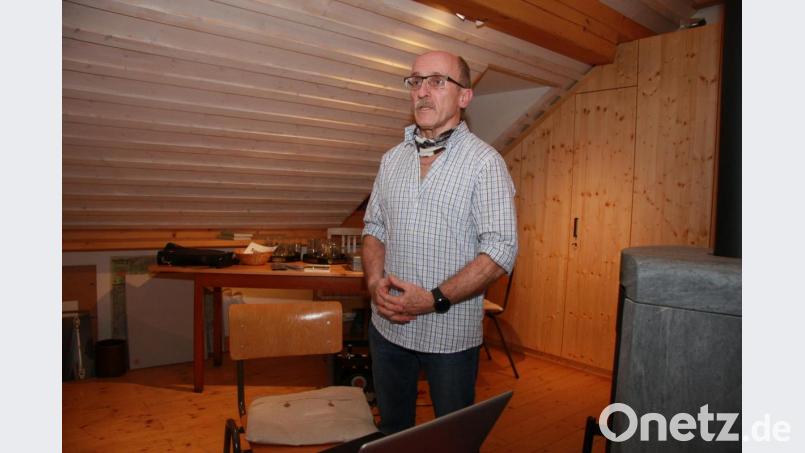 Dr. Siegfried Steinkohl war Gast in der Glasschleif, um bei der Gesellschaft Steinwaldia seine Fotos zu präsentieren. Bild: wro