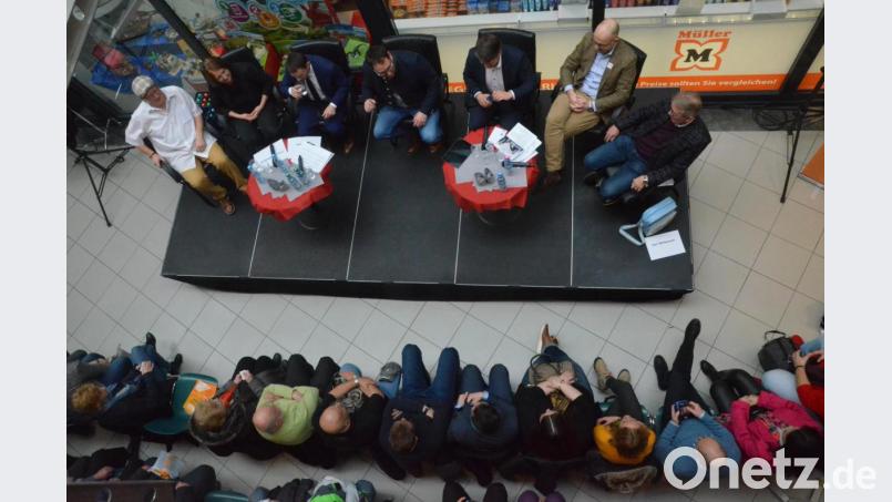 Hochkarätig besetzt war die Politikergesprächsrunde am Samstag im City-Center. Bild: Kunz