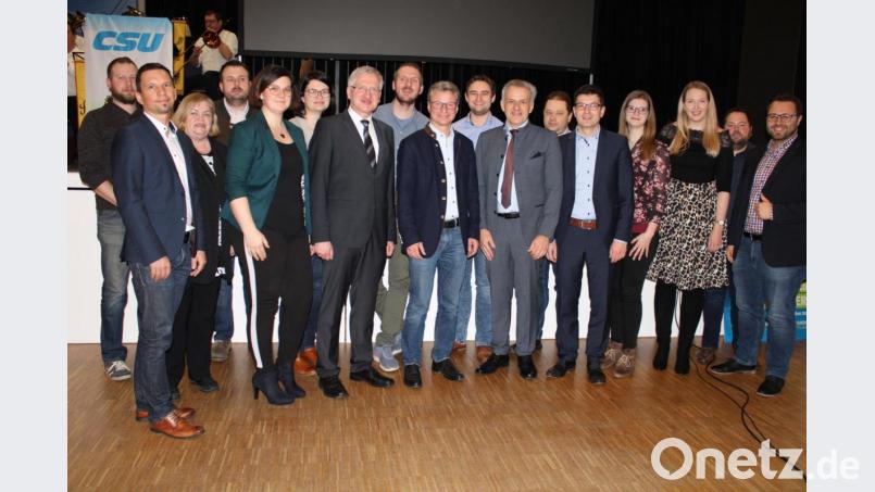 Auch für ein Gruppenbild war noch Zeit. Bild: ckl
