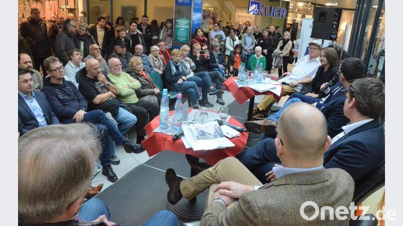 Hochkarätig besetzt war die Politikergesprächsrunde am Samstag im City-Center. Bild: Kunz