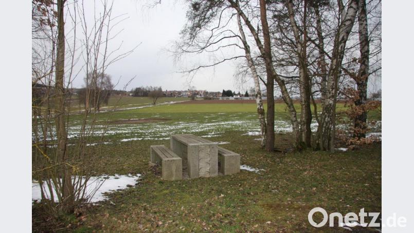 In die „einfache Dorferneuerung“ sind auch die Planungen für ein neues Sportgelände am Waldbadeweiher eingebunden. Bild: wro