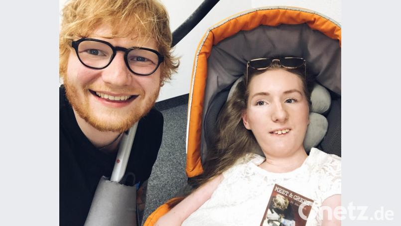Für Carolin Treml wurde in München ein Traum wahr. Die Waldsassenerin traf Superstar Ed Sheeran. Bild: Carolin Treml