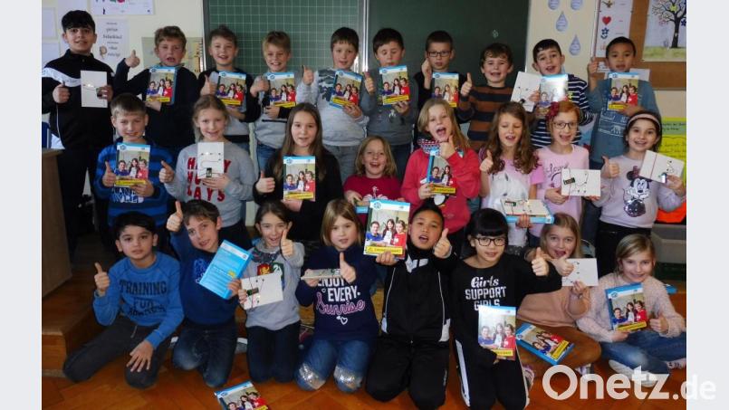 Die Mädchen und Buben der Klasse 3a der Markgraf-Diepold-Grundschule Waldsassen waren jetzt dem Strom auf der Spur. Bild: exb