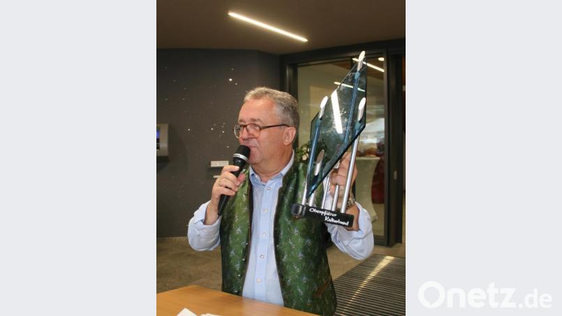 Seit Sommer 2018 befindet sich die Nordgau-Plastik in Wiesau. Im Juli wird das Symbol des Oberpfälzer Kulturbundes zusammen mit Bürgermeister Toni Dutz und einer Delegation nach Schwandorf reisen. Archivbild: wro