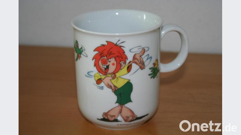 Stolz ist ein &quot;Frohsinn&quot;-Mitglied, noch aus der Zeit, als der “Pumuckl“ nicht nur Kinderherzen erfreute, eine Tasse mit dem Konterfei des liebeswerten Kobolds zu besitzen. Bild: gpa