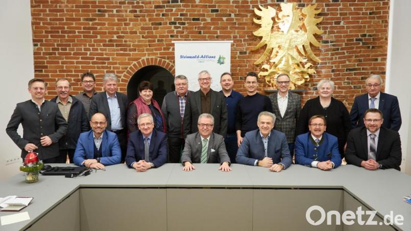 Die CSU-Kreistagsfraktion tagte in Erbendorf, um sich über die Steinwald-Allianz zu informieren. Bild: exb