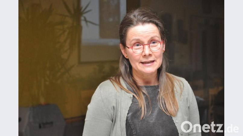 Sonja Janker, Leiterin des Waldkindergartens &quot;Wilde Wichtel&quot;. Bild: dob