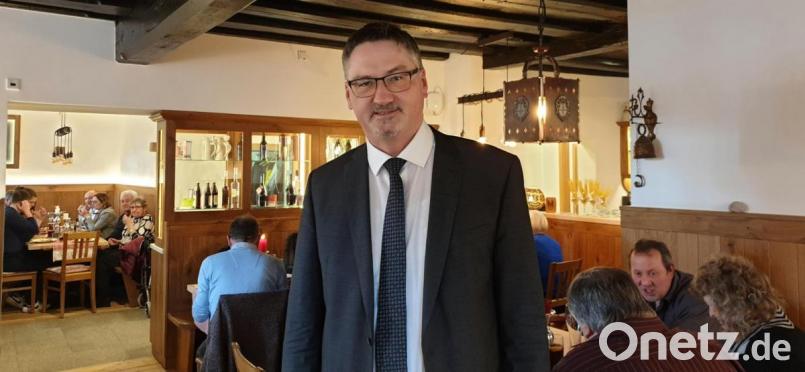 &quot;Die Gemeinde Stulln steht finanziell gut da“, signalisierte CSU – Ortsvorsitzender und Bürgermeister Hans Prechtl beim politischen Frühschoppen im Gasthaus Bodensteiner. Bild: ohr