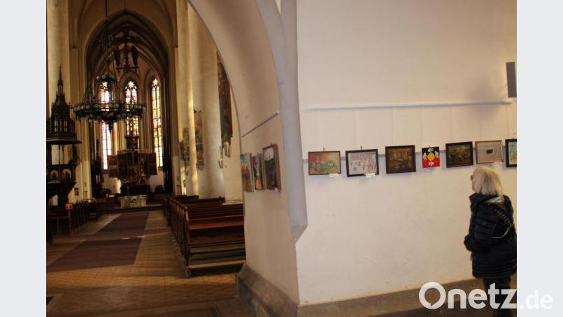 Eine besondere Ausstellung ist bis Ende März in der Nikolauskirche zu sehen. Bild: gjb