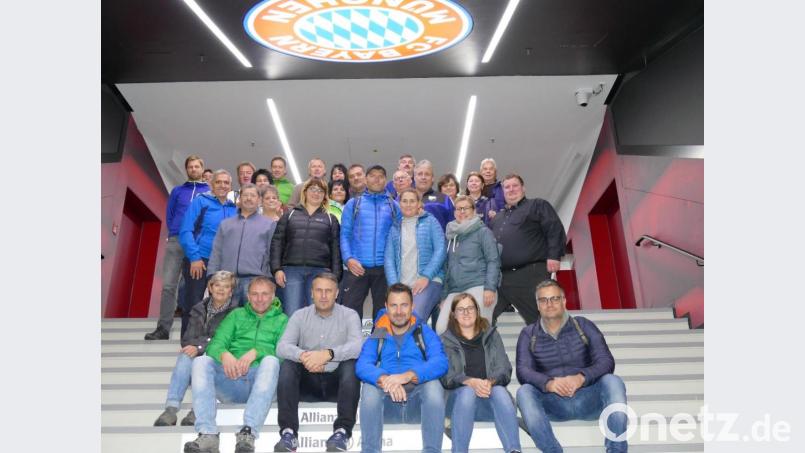 AH-Ausflugsgruppe auf der Zugspitze und in der Allianz-Arena Bild: ak