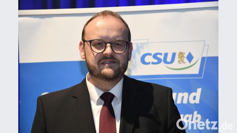 Blasmusik und Wahlreden hätten nicht mehr gepasst, sagt CSU-Wahlkämpfer Andreas Meier. Archivbild: Petra Hartl