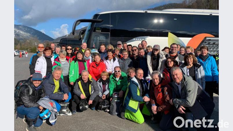 Sportliche Herausforderung, Geselligkeit und Spaß pflegt der Skiclub Pistenschwinger Gößenreuth bei der Viertagesfahrt in die Salzburger Sportwelt Amadé. Bild: exb