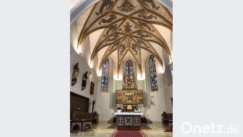 Die Apsis der Kirche mit dem Flügelaltar. Archivbild: Rainer Christoph