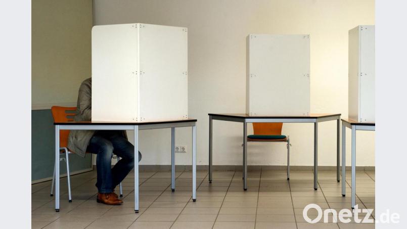 Bei der Kommunalwahl am Sonntag, 15. März, achten die Organisatoren verstärkt auf Hygiene. Bild: Peter Endig