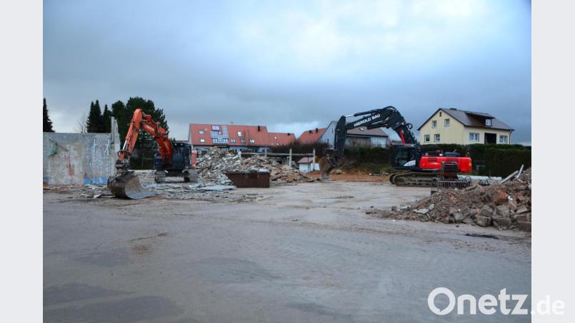 Auf dem Areal des ehemaligen Einkaufscenters wird durch den Gebäudeabriss eine ungewöhnliche Perspektive ermöglicht. Bild: dob
