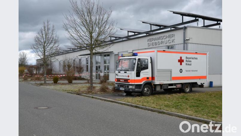 Das Test-Zentrum in Tirschenreuth ist mittlerweile an der Einsteinstraße im ehemaligen Gebäude der Firma Printec untergebracht. Dort werden nur Personen getestet, die vorher durch das Gesundheitsamt vorgeladen wurden. Bild: rti