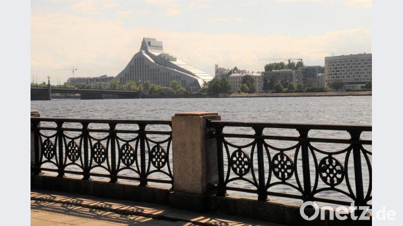 Nationalbibliothek in Riga Bild: Otto Walbrunn/exb
