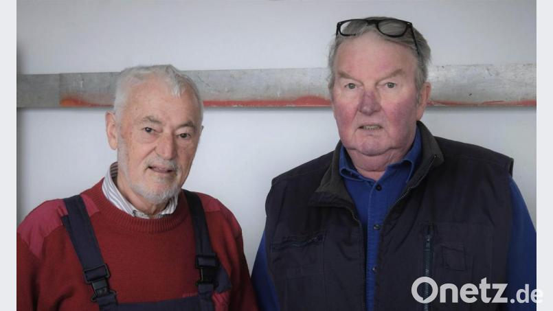 Albert Wildenauer (links) und Erwin Hartinger dürfen stolz auf ihre geleistete Arbeit sein. Bild: twi
