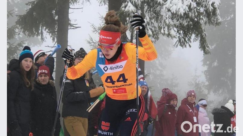 Miriam Reisnecker bei den Jugend-Weltmeisterschaften vor knapp drei Wochen in Oberwiesenthal. Bild: exb