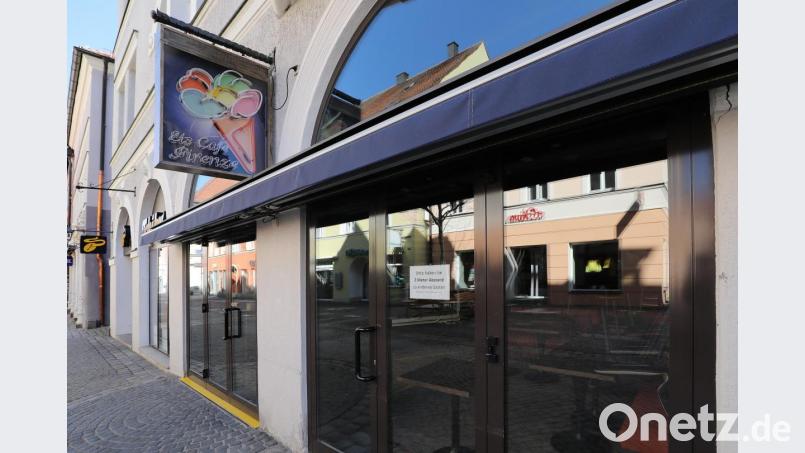 Das Eiscafé Firenze in der Georgenstraße hätte auch ohne Coronakrise geschlossen. Bild: Wolfgang Steinbacher