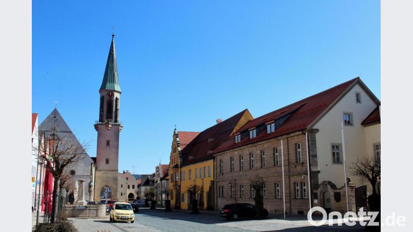 Der Marktplatz von Kemnath Bild: stg