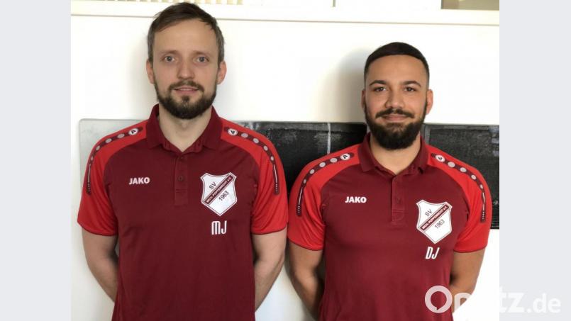 Michael Jakusevic (links) und Donald Jakob sind in der neuen Saison die Spielertrainer beim SV Michaelpoppenricht. Bild: hpr