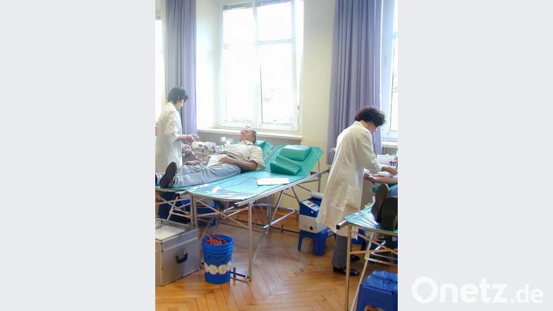 Bei den Blutspenden ist der Schutz für die Blutspender gewährleistet. Bild: gz