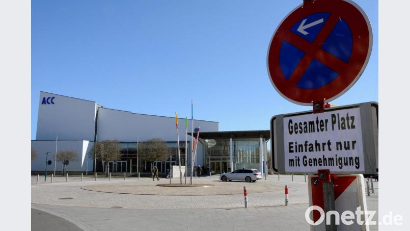 Im ACC in Amberg befindet sich ab Dienstag, 31. März, das gemeinsame Corona-Testzentrum der Stadt Amberg und des Landkreises Amberg-Sulzbach. Bild: Stephan Huber
