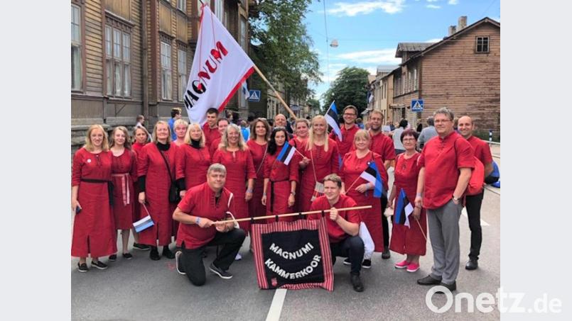 Seit 130 Jahren beseht der Grafenwöhrer Männergesangverein 1890. Dieses Jubiläum wollten die Sänger im April mit einem Fest feiern, bei dem der Kammerchor "Magnum" (im Bild) aus Estland gesungen hätte. Wegen der Coronakrise muss die Veranstaltung allerdings ausfallen. Vielleicht kann sie im Herbst nachgeholt werden, hoffen die MGV-Mitglieder. Bild: rgr