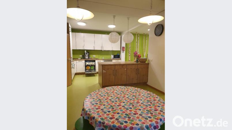 Das Bistro, das 2018 eröffnete, wird von den Kindern aus der Krippe und aus dem Kindergarten in guter und fruchtbarer Gemeinschaft zum Mittagessen genutzt und ist voll ausgelastet. Bild: ads