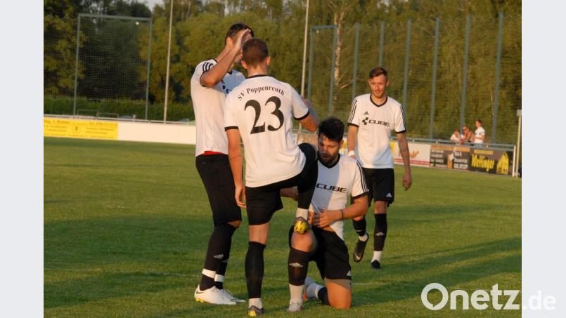 Wann die fast ausnahmslos tschechischen Akteure des SV Poppenreuth wieder einreisen und ihre Tore bejubeln dürfen, ist, wie so vieles im Sport in diesen Tagen, äußerst ungewiss. Bild: gb