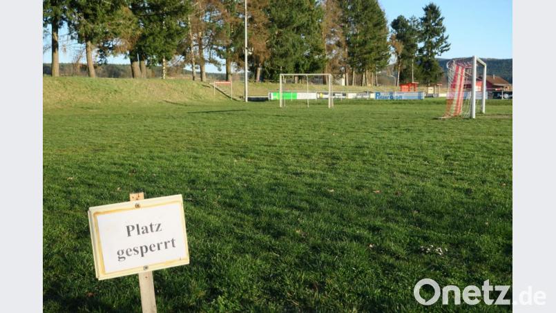 Die Plätze des TV Nabburg sind gesperrt, müssen aber in Schuss gehalten werden. Bild: Hirsch