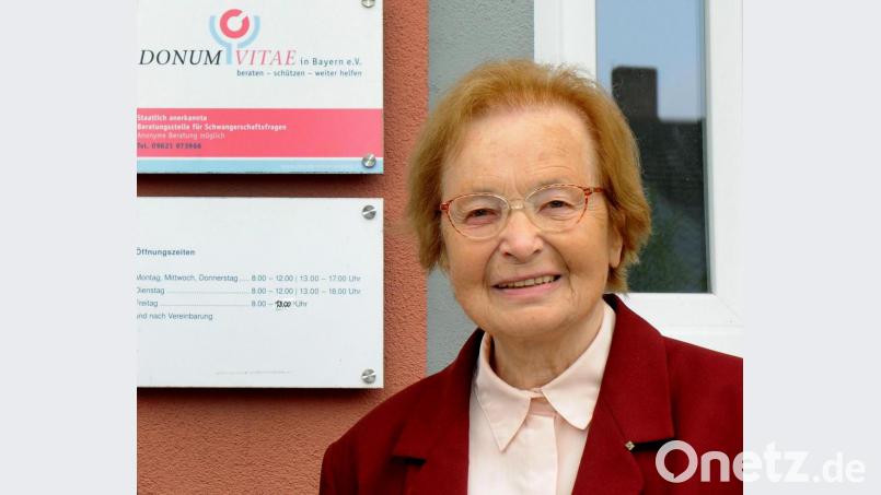 Maria Geiss-Wittmann, Gründerin und langjährige Landesvorsitzende von Donum Vitae. Bild: Stephan Huber