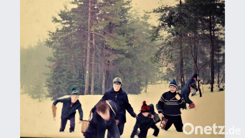 Der Rückweg führte an der Waldkapelle vorbei über den noch tief verschneiten Kitschenrain. Repro: exb/Gerd Dettenhöfer