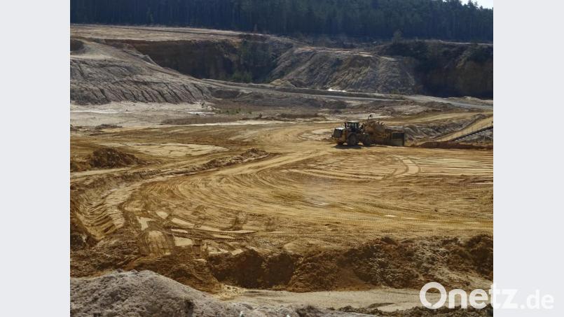 Bei Godelmann läuft die Sandgewinnung weiter. Bild: Houschka