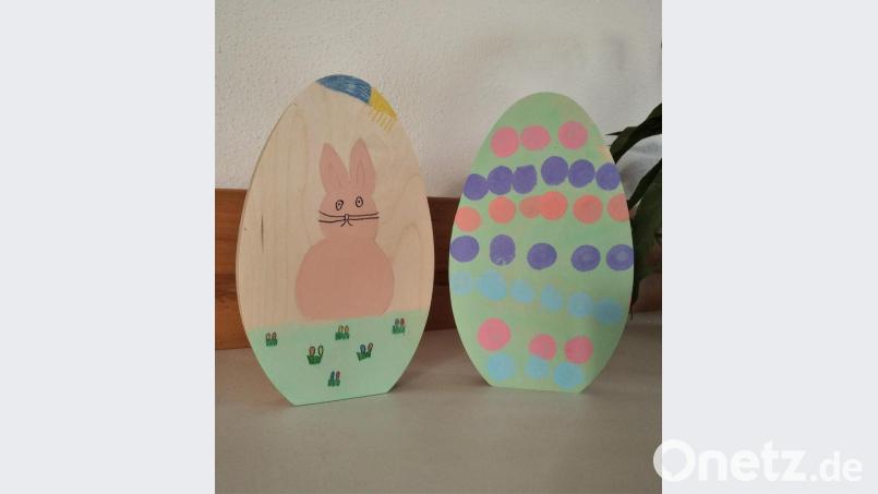 Eier von Max und Paula Plößner Bild: M. Plößner/exb