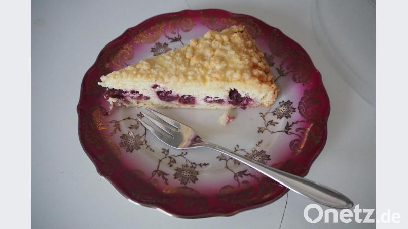 Kein Ausgang, aber viel Zeit zum Kuchenbacken: Allerdings macht der "Hamster" auch vor eher untypischer Ware wie Sauerkirschen nicht Halt. Dieser Kuchen hat noch welche abbekommen. Bild: bl