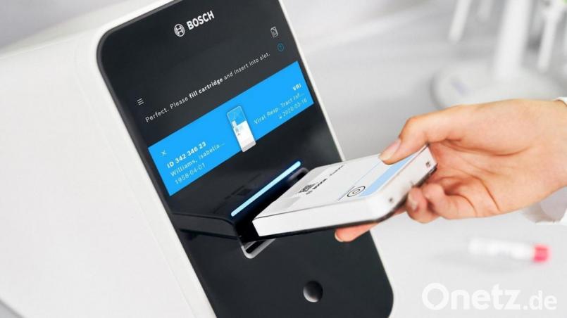 In diesem Gerät wird der Schnelltest ausgewertet Bild: Bosch Healthcare Solutions GmbH