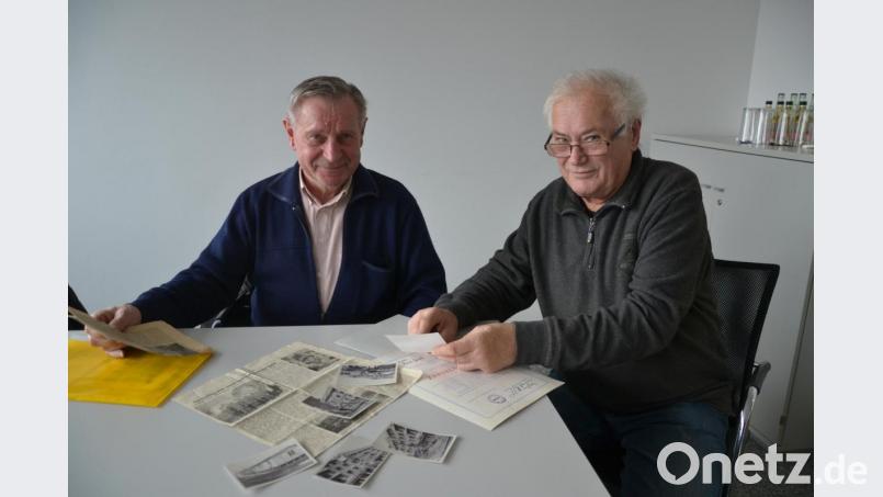 Norbert Götz und Jakob Beck waren vor 50 Jahren mit dem THW Weiden im Erdbebengebiet von Banja Luka im Einsatz. Bild: Hladik