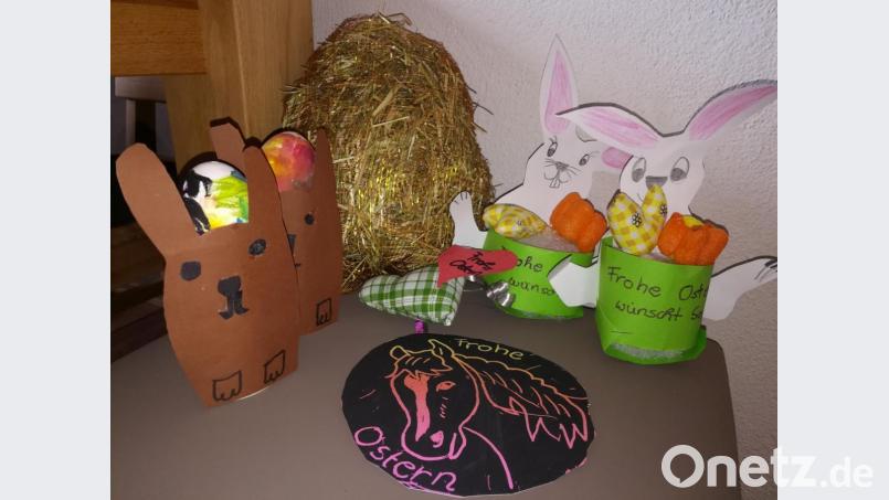 Die älteren Menschen durfte sich über vielfältige Ostergrüße freuen. Bild: gz